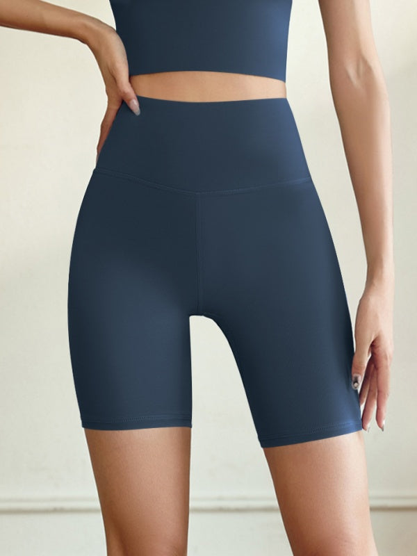 Flexvibe High-Waisted 5/8 Length Shorts - Tummy Control Butt Lifting Stretchy Gym Wear
