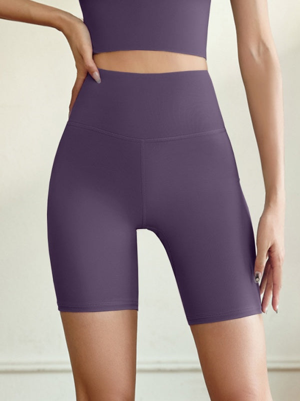 Flexvibe High-Waisted 5/8 Length Shorts - Tummy Control Butt Lifting Stretchy Gym Wear