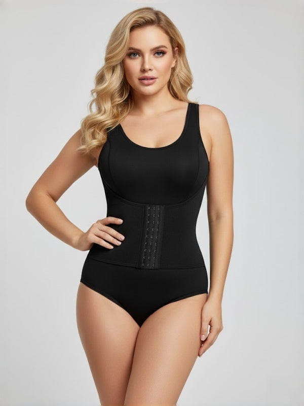 Flexvibe Plus-Size One-Piece Shapewear S-3XL - Slimming Tummy Control Breathable Seamless