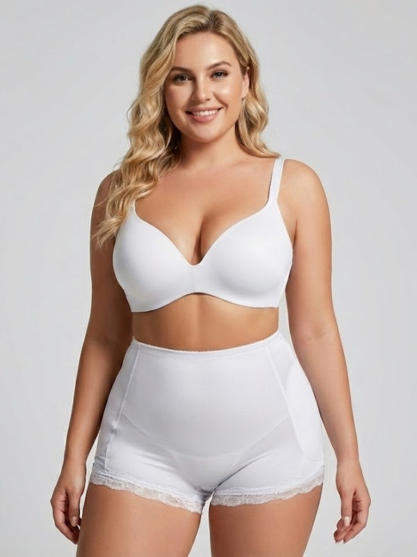 Flexvibe Tummy Control Butt Padded Shorts S-6XL - Waist Cincher Flattering Everyday Wear