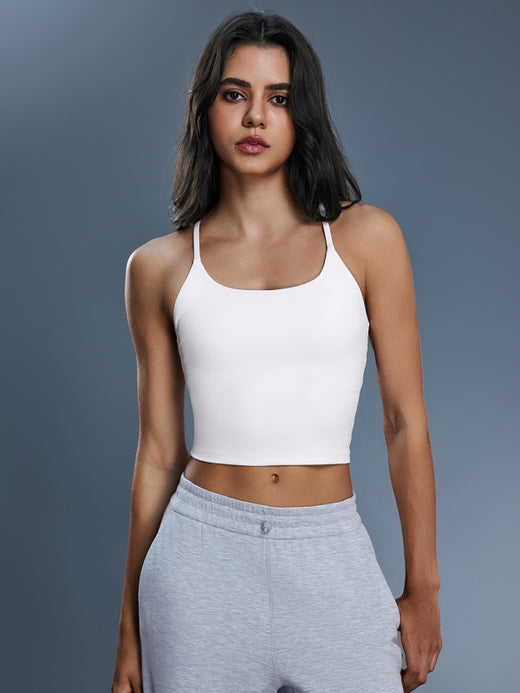 Flexvibe Y-Back Yoga Tank Top - Breathable Moisture-Wicking Non-Slip Gym Workout