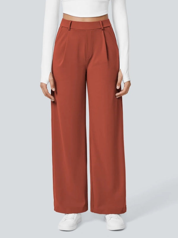 Flexvibe Casual Straight-Leg Pants, Loose & Slim-Fitting, Suitable for Commuting & Casual Occasions