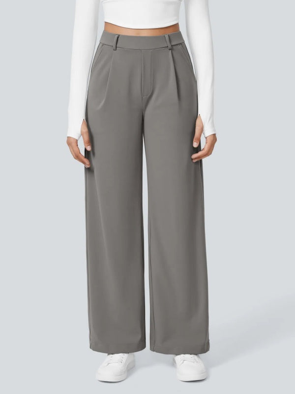 Flexvibe Casual Straight-Leg Pants, Loose & Slim-Fitting, Suitable for Commuting & Casual Occasions