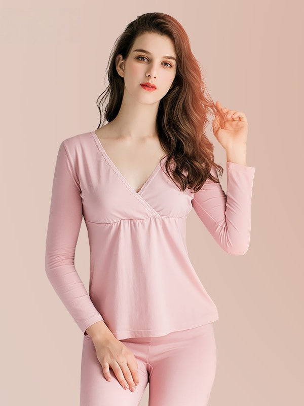 Flexvibe Maternity Thermal Set - Warm Soft Breathable Comfortable Pregnancy Daily Wear