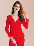 Flexvibe Maternity Thermal Set - Warm Soft Breathable Comfortable Pregnancy Daily Wear