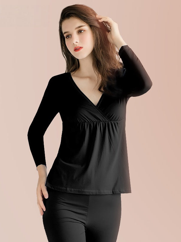 Flexvibe Maternity Thermal Set - Warm Soft Breathable Comfortable Pregnancy Daily Wear