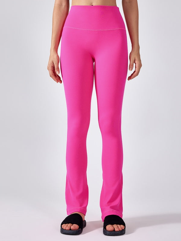 Flexvibe High Waisted Butt Lifting Flared Yoga Leggings - Barely There Fabric Tummy Control