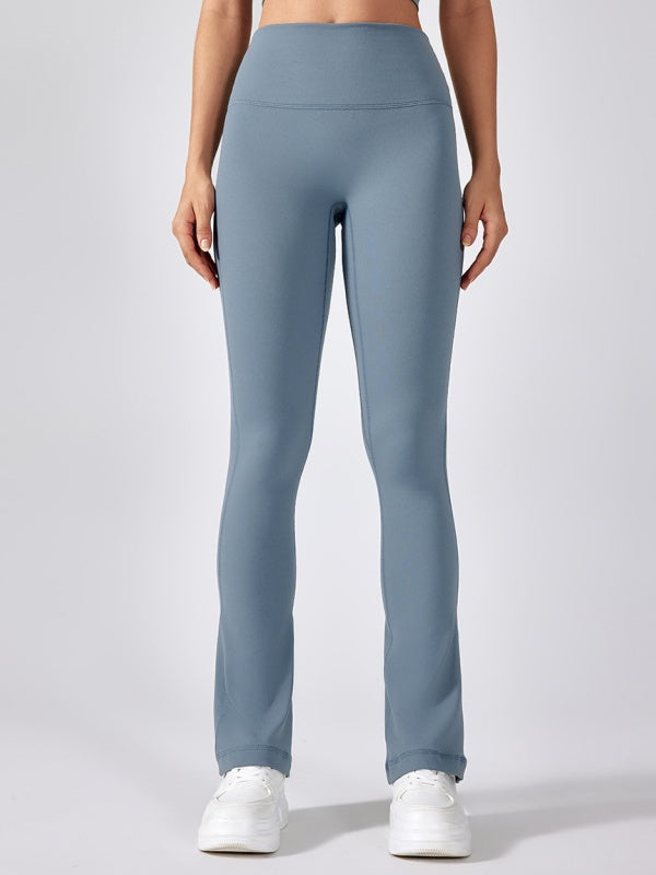 Flexvibe High Waisted Butt Lifting Flared Yoga Leggings - Barely There Fabric Tummy Control