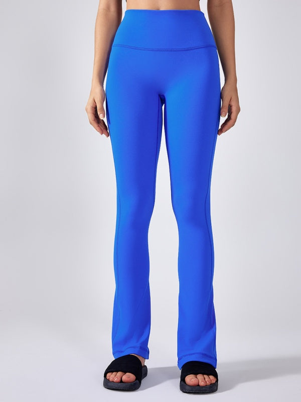 Flexvibe High Waisted Butt Lifting Flared Yoga Leggings - Barely There Fabric Tummy Control