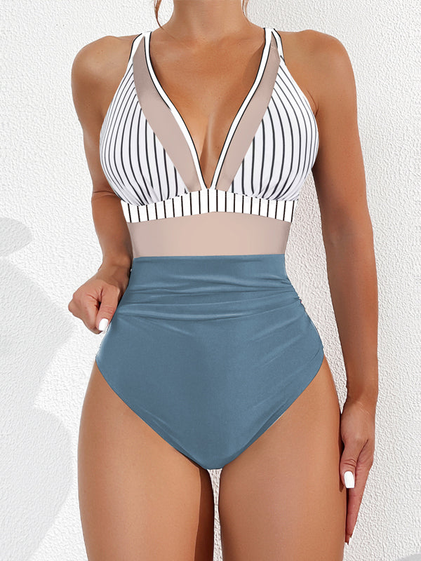 Flexvibe Sexy Backless Two-Piece Bikini - Removable Pads Beach Vacation Photo Suit