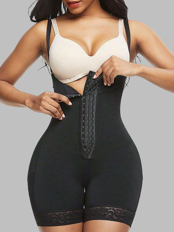 Flexvibe S-3XL Plus Size Shapewear - Tummy Control Elastic Full-Body Shaper for Women
