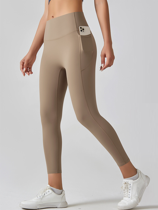 Flexvibe High Waisted Seamless Yoga Leggings | Barely There, Side Pockets, Butt-Lift, 9 Colors, S–XL