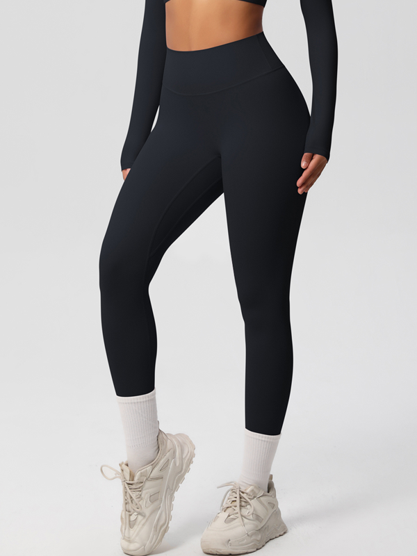 Women’s High Waisted Brushed Yoga Leggings – Buttery Soft Worko