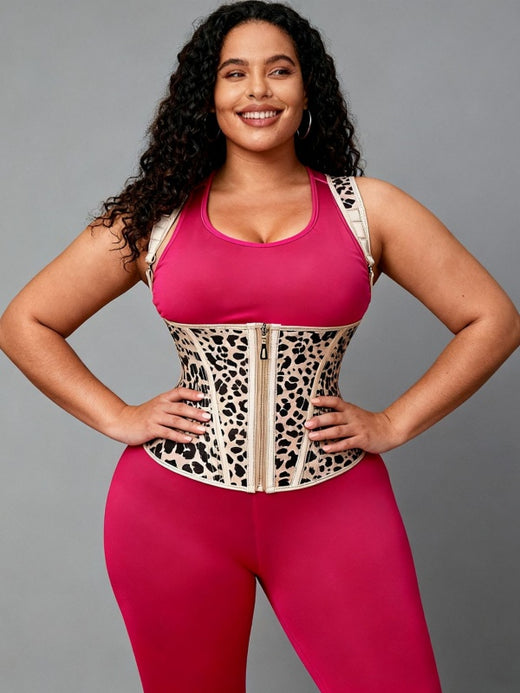Flexvibe Double-Layer Shapewear Tank | Zipper & Hook Closure, Adjustable Straps, Tummy Control, S–4XL