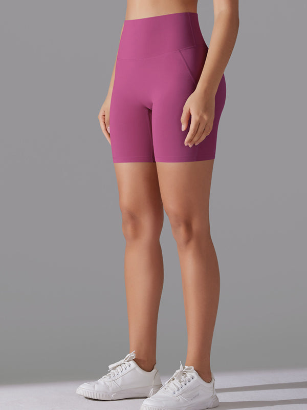 Flexvibe High-Waisted Tight Yoga Shorts - Tummy Control Butt Lifting Gym Fitness Wear
