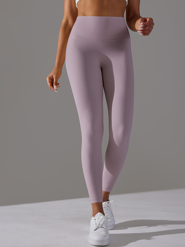 Flexvibe High Waisted Barely There Yoga Capris - Double-Sided Brushed Tummy Control Breathable