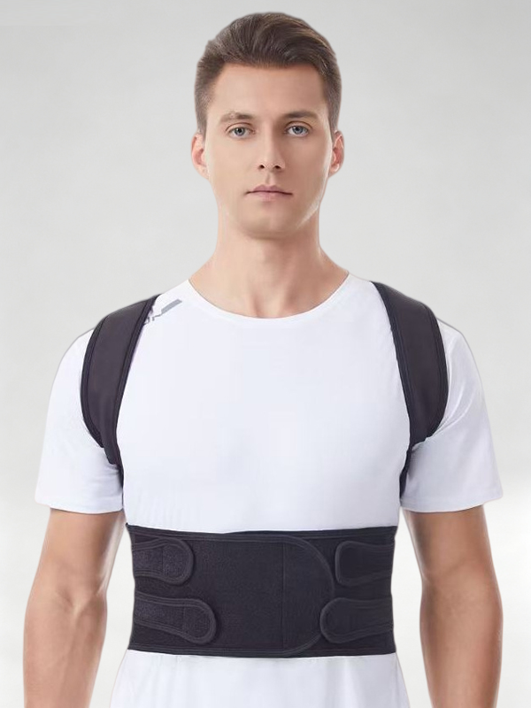 Flexvibe Posture Corrector, Back Support Brace for Upright Posture & Anti‑Hunching