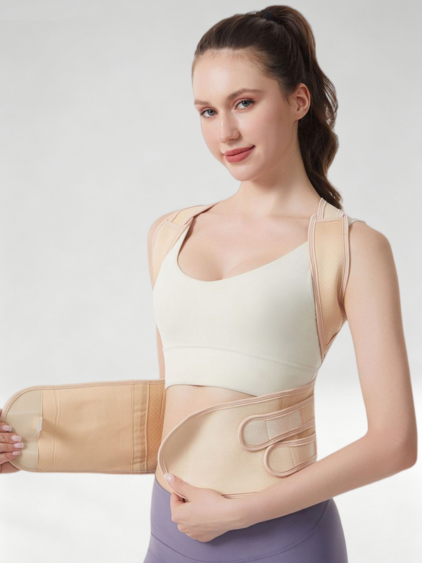Flexvibe Invisible Posture Corrector, Back Brace for Men Women Students Shoulder Support