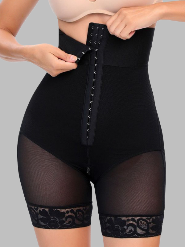 Flexvibe High-Waisted Tummy Control Shorts - Butt Lifting Anti-Roll Seamless Shapewear