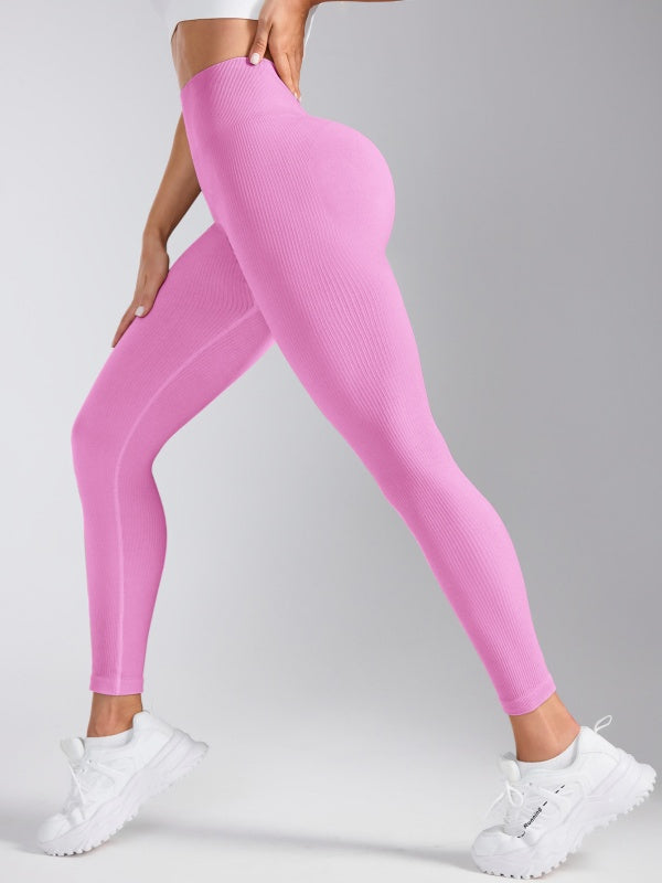 Flexvibe High Waisted V-Waist Non-Slip Yoga Leggings - Tummy Control Slim Fit for Gym & Daily