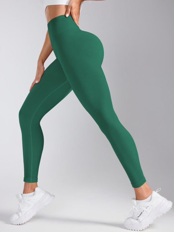 Flexvibe High Waisted V-Waist Non-Slip Yoga Leggings - Tummy Control Slim Fit for Gym & Daily