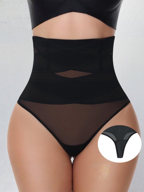Flexvibe Mesh Shapewear Thong XS-3XL - Slimming Breathable Invisible Daily Gym Underwear