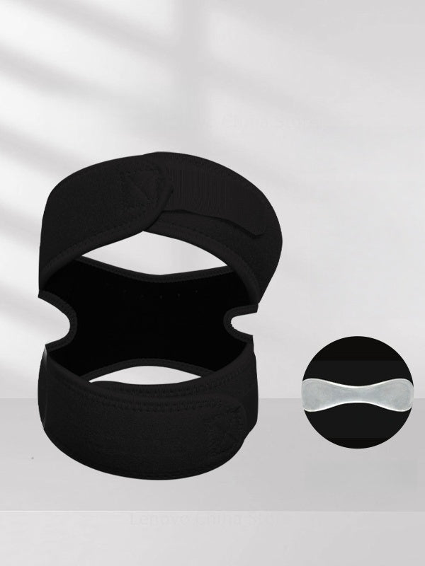Flexvibe Silicone Patella Strap Sports Knee Support - Adjustable Pain Relief Brace