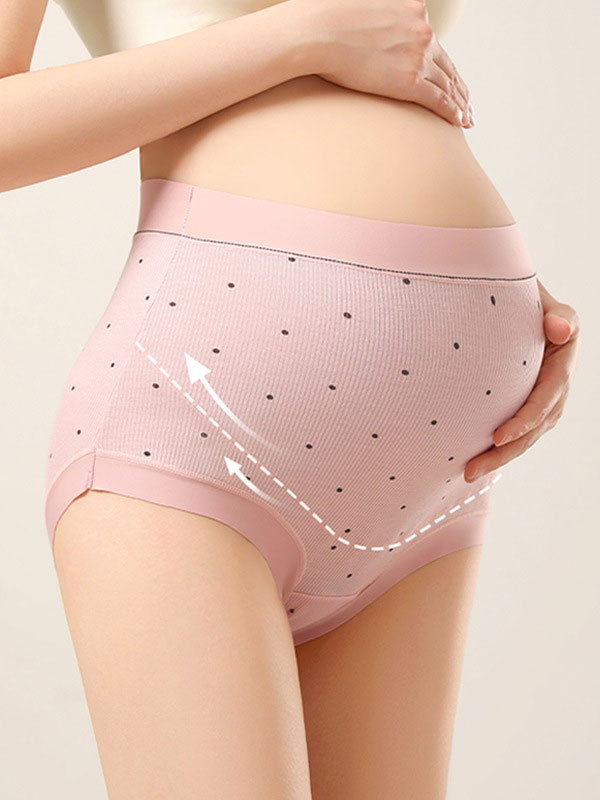 Flexvibe Maternity High Waisted Underwear 10A Extended Crotch Breathable Antibacterial Plus Size Pregnancy Panties