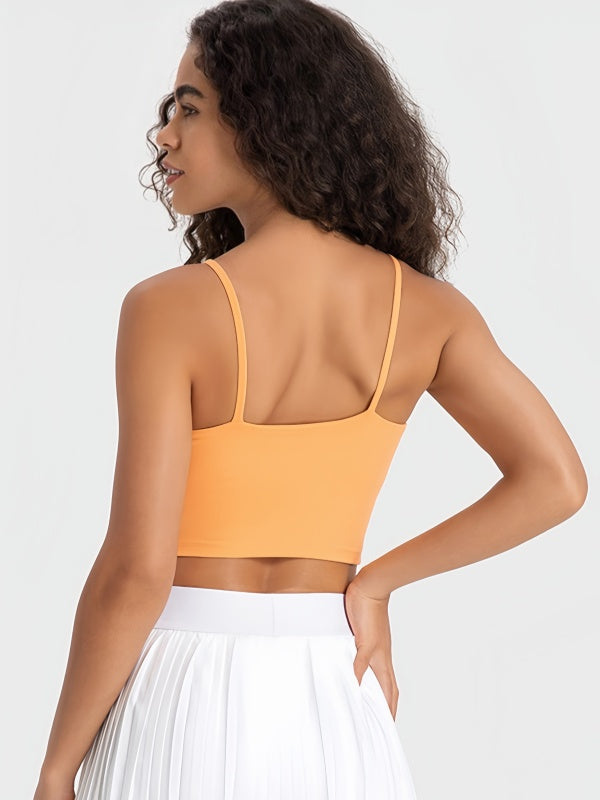 Flexvibe Camisole with Built-in Bra - Wireless Comfortable Breathable Daily Yoga Gym Top