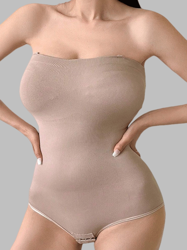 Flexvibe Seamless Hook and Eye Shapewear S-3XL - Bodysuit Tummy Control Confident Fit
