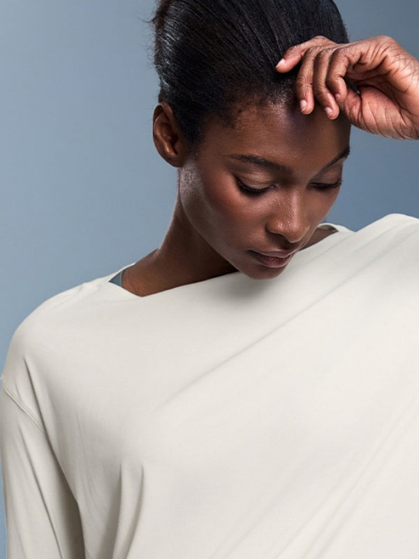 Flexvibe Women’s Yoga Running Casual Top - Naked Feel Quick Dry Loose Long Sleeve