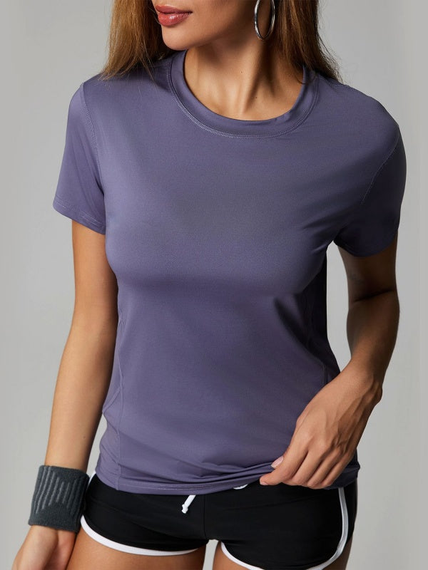 Flexvibe Breathable Loose-Fit Plus-Size T-Shirt - Slimming Yoga Casual Active Wear