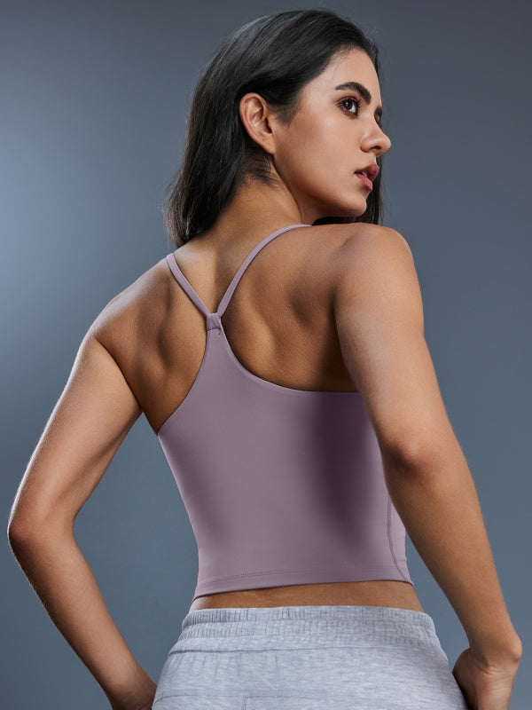 Flexvibe Y-Back Yoga Tank Top - Breathable Moisture-Wicking Non-Slip Gym Workout Top