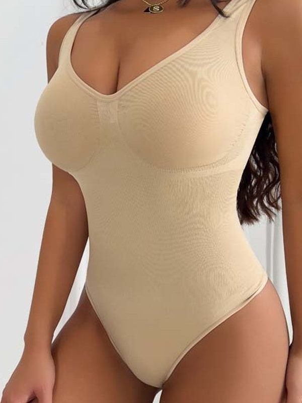 Flexvibe Seamless Invisible Camisole Shapewear Bodysuit - High Elastic Full-Body Slimming S-3XL