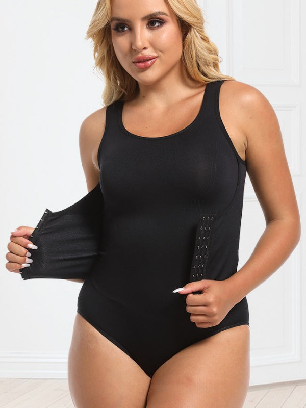 Flexvibe Plus-Size Enhanced Hook-and-Eye Shapewear S-3XL - Slimming Tummy Control Breathable