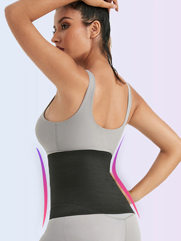 Flexvibe Adjustable Buckle Waist Trainer Belt - Tummy Control Slimming for Daily/Workout