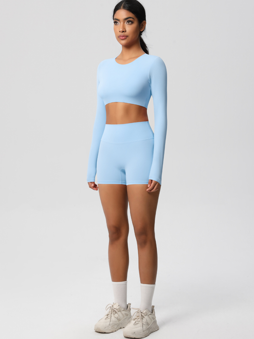 Flexvibe Double-Sided Brushed Yoga Wear Set | High-Waisted, Stretchy, S–XL, 10 Colors