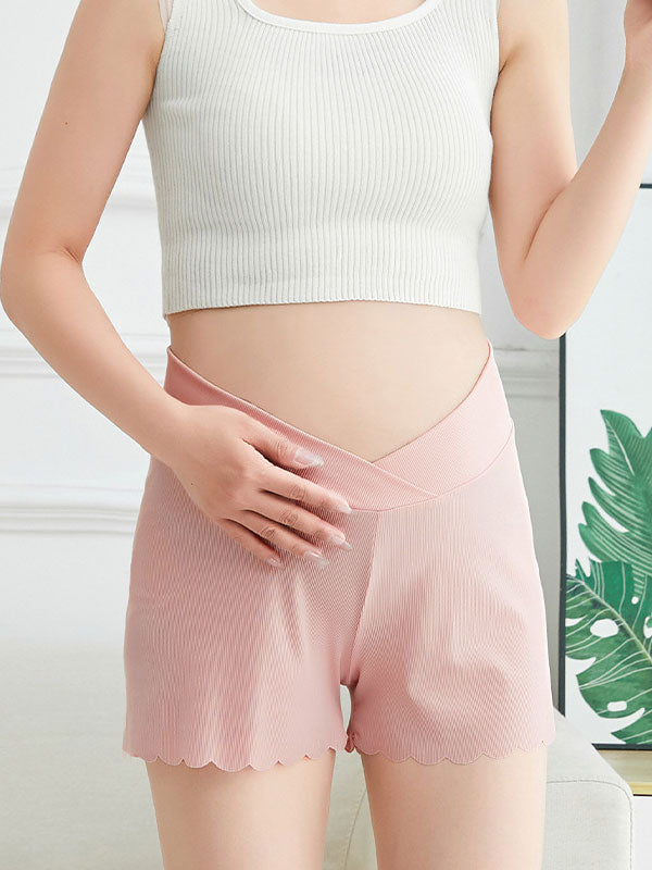 Flexvibe 2-in-1 Maternity Safety Shorts & Underwear, Summer Thin Anti-Exposure Wearable Leggings