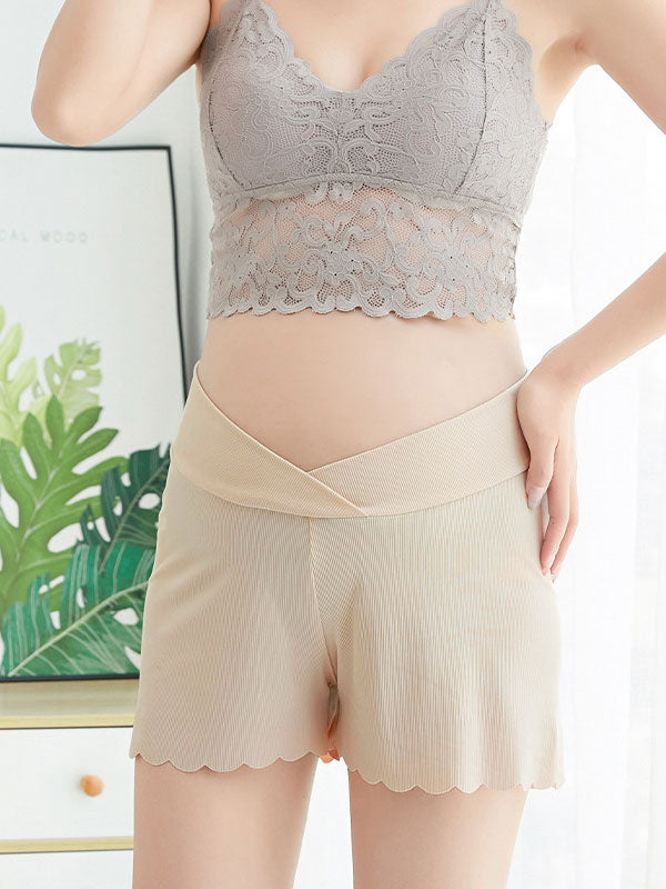 Flexvibe 2-in-1 Maternity Safety Shorts & Underwear, Summer Thin Anti-Exposure Wearable Leggings