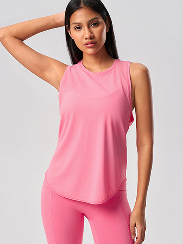 Flexvibe Women’s Casual Versatile Sports Tee - Overlay Quick Dry Loose Fit