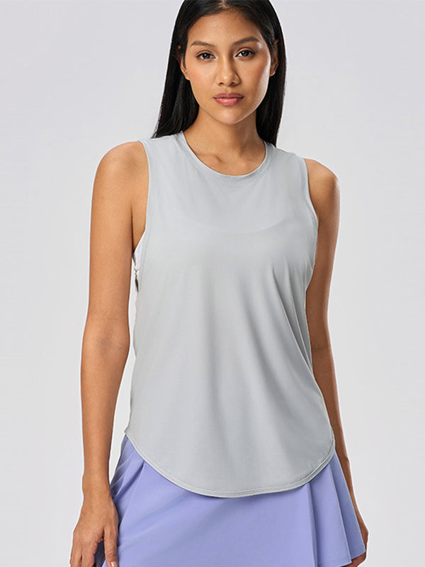Flexvibe Women’s Casual Versatile Sports Tee - Overlay Quick Dry Loose Fit