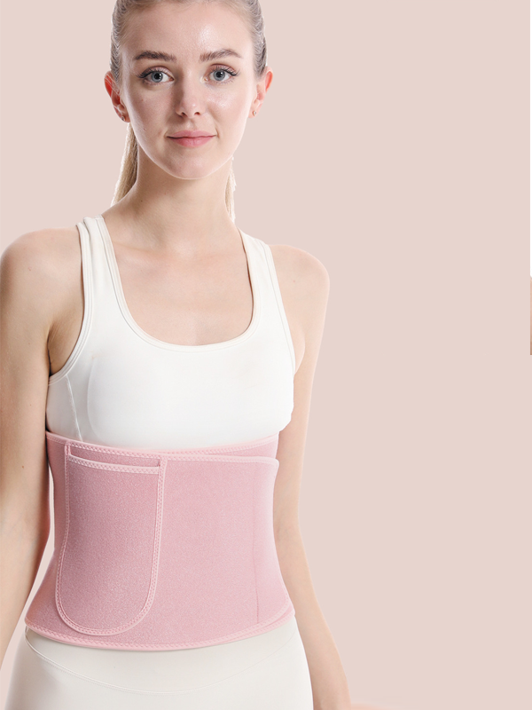 Flexvibe Sweat-Enhancing Waist Trimmer - Silver Ion Heat-Locking Pocket Gym Yoga Shaper