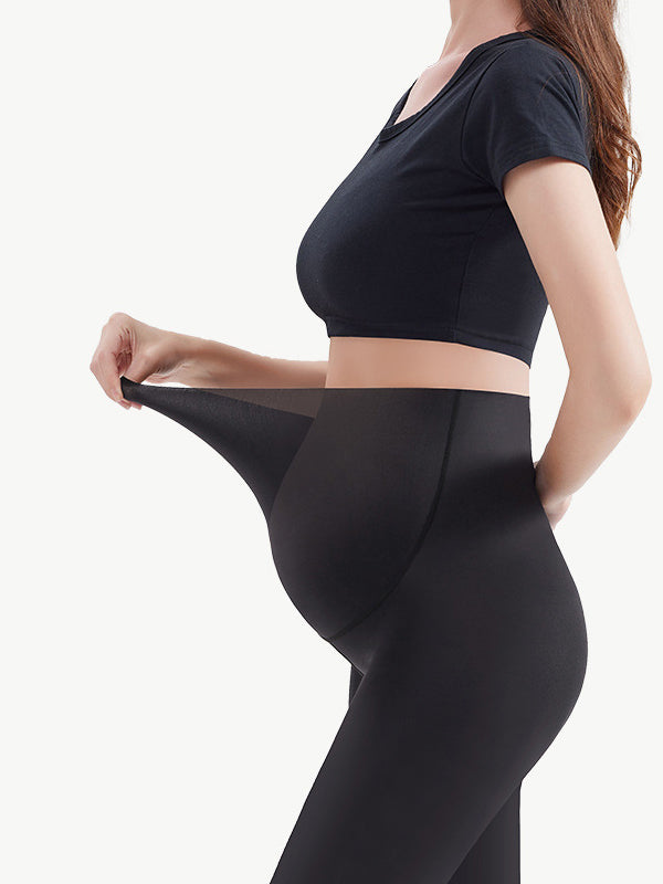 Flexvibe Maternity Elastic Thin Leggings - Breathable Comfortable Daily Wear for Pregnant Women