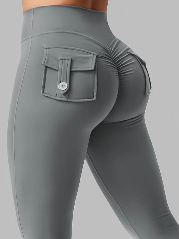 Flexvibe yoga leggings fabric texture showing high waisted and flared activewear design