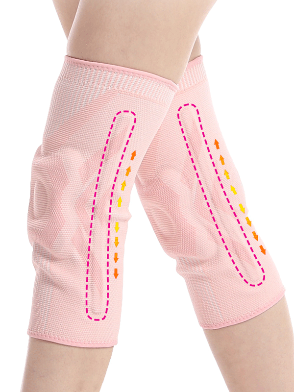 Flexvibe Sports Knee Support Sleeve - Silicone Patella Protection for Badminton Running Fitness