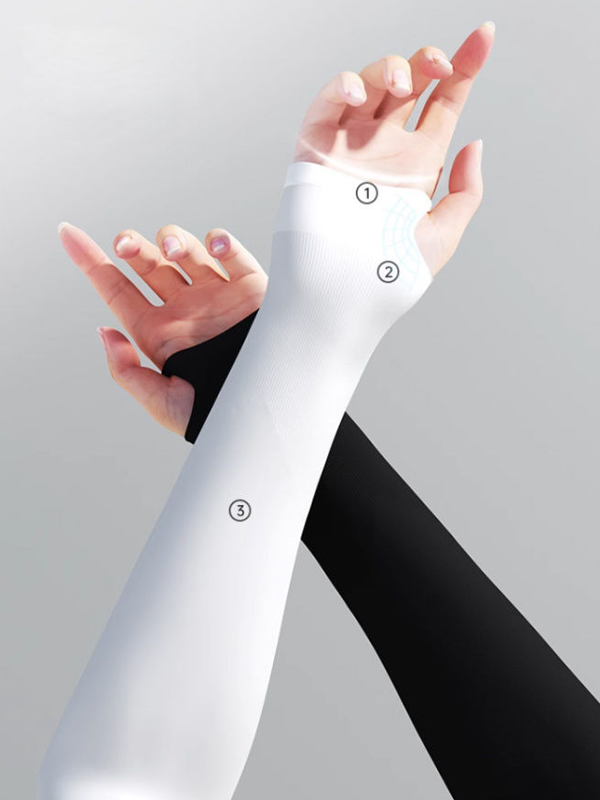 Flexvibe Arm Shaping Compression Sleeve - Elbow Support Breathable Yoga Workout Armwear