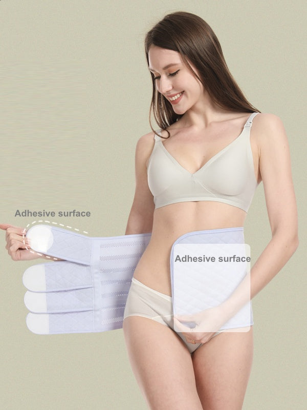 Flexvibe Postpartum 2-Piece Belly Binder Set - 4-Panel Supportive Breathable Shaping Wear