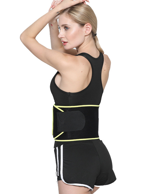 Flexvibe Tummy Control Sweat-Enhancing Waist Trimmer - Adjustable Pocket Gym Yoga Shaper