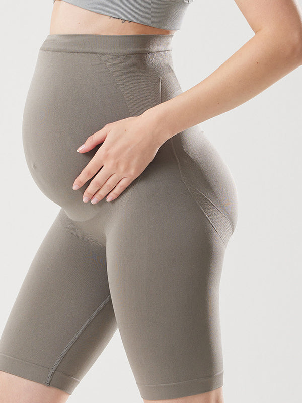 Flexvibe Maternity Capri Yoga Pants - High-Waisted Tummy Support Butt-Lifting Breathable Wear