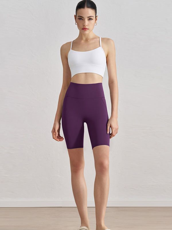 Flexvibe High-Waisted 3/4 Fitness Pants - Snug-Fit Quick-Dry Breathable Daily Workouts